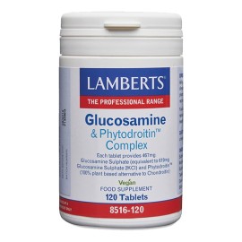 Lamberts Glucosamine & Phytodroitin Complex  Συμπλήρωμα  Διατροφής για τις Αρθρώσεις με  Θειϊκή  Γλυκοζαμίνη & Φυτοδροϊτίνη 120tabs