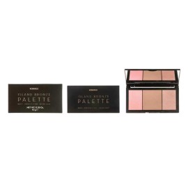 Korres Ρουζ Highlighter & Bronzer Island Bronze Palette Multi-Purpose Sun-Kissed Look Sunset Rose 10gr