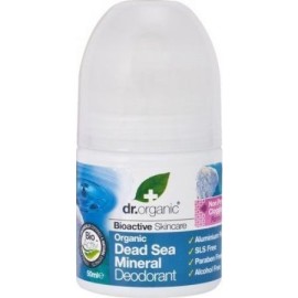 Αντιβακτηριδιακό Κρεμώδες Αποσμητικό με Βιολογικά Μεταλλικά Στοιχεία από τη Νεκρά Θάλασσα Dead Sea Minerals Deodorant Dr. Organic 50 ml