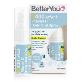 Σπρέι Βιταμίνη D3 400IU Για Βρέφη D400 Infant  Better You 15ml