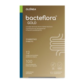 Olonea Προβιοτικά και Πρεβιοτική Ινουλίνη Bacteflora Gold 12/100 10 caps