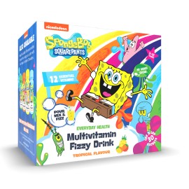 Health Fuel Nickelodeon Παιδική βιταμίνη SpongeBob Multivitamin Fizzy Drink 30 φακελίσκοι