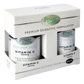 Power Health Promo Προσφορά Βιταμίνη C Με Βιοφλαβονοειδή 1000mg 30 caps + ΔΩΡΟ Βιταμίνη C 1000 mg 20 caps Platimum Range