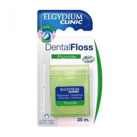 Οδοντικό Νήμα Ελαφρώς Κερωμένο με Φθόριο  Dental Floss Cool Mint Elgydium 35m