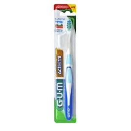 Gum Activital Toothbrush Medium Οδοντόβουρτσα Μέτρια σε Μπλε Χρώμα