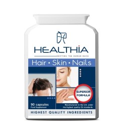 Healthia Συμπλήρωμα Διατροφής για Μαλλιά Νύχια & Επιδερμίδα Hair Skin Nails 90 caps