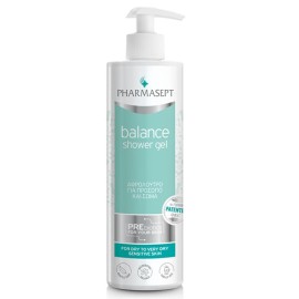 Αφρόλουτρο Για Σώμα, Πρόσωπο Με Πρεβιοτικά Balance Shower Gel Pharmasept 500 ml