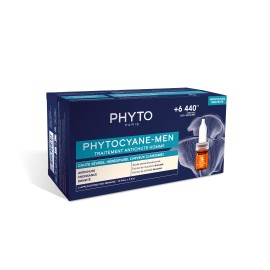 Phyto Αγωγή Κατά της Ανδρικής Τριχόπτωσης Phytocyane Hair Loss Treatment For Men Αμπούλες  12 X 3.5ml