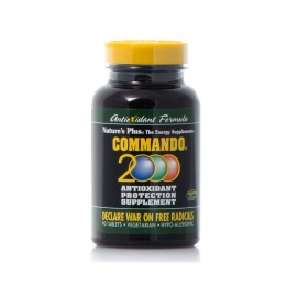 Ισχυρή Αντιοξειδωτική Φόρμουλα Commando 2000 Natures Plus 90 tabs