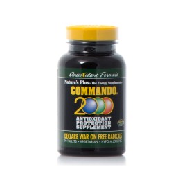 Ισχυρή Αντιοξειδωτική Φόρμουλα Commando 2000 Natures Plus 90 tabs