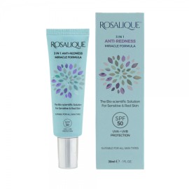 Mey Rosalique 3 in 1 Anti-Redness Miracle Formula Κρέμα Κάλυψης για Ευαίσθητα & με Ερυθρότητα Δέρματα 30ml