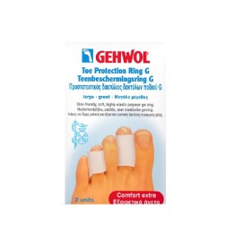 Προστατευτικός Δακτύλιος Δακτύλων Ποδιού G Μεγάλου Μεγέθους Toe Protection Ring G Large Gehwol 2 units
