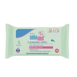 Μαντηλάκια Ηπιου Καθαρισμού για Βρέφη (Baby Cleansing Wipes) Sebamed 72 τμχ