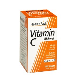 Μασώμενη Βιταμίνη C Vitamin C (500mg) Health Aid Tabs 100 Τμχ