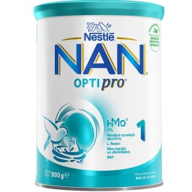 Nan Nestle Optipro 1  Γάλα Πρώτης Βρεφικής Ηλικίας σε Σκόνη Κατάλληλο από τη Γέννηση του Μωρού  800gr