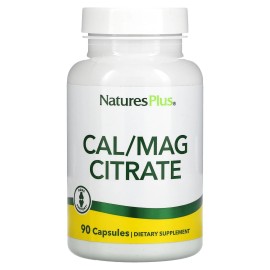 Natures Plus Συμπλήρωμα Κιτρικού Ασβεστίου  & Μαγνησίου  Cal/Mag Citrate 90 tabs
