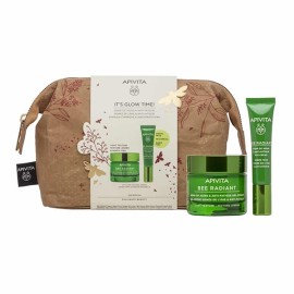 Apivita Its Glow Time promo Σετ Bee Radiant Light Texture Κρέμα Προσώπου για Κανονικες Μικτες Επιδερμίδες  50ml & Κρέμα Ματιών  15ml