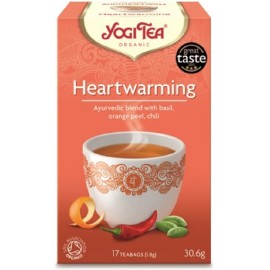 Βιολογικό Αγιουβερδικό Τσάι Heartwarming Yogi Tea 17 φακελάκια
