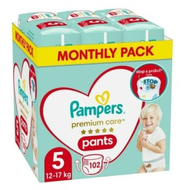 Premium Pants Monthly Pack Πάνες Βρακάκι Μέγεθος 5 (12-17 kg) Pampers 102 τμχ