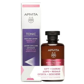 Apivita Promo Λοσιόν Κατά Της Τριχόπτωσης Με Hippophae TC & Πρωτεΐνες Λούπινου Tonic Hair Loss Lotion 150 ml & ΔΩΡΟ Γυναικείο Τονωτικό Σαμπουάν Κατά Της Τριχόπτωσης Με Hippophae TC & Δάφνη Womens Tonic Apivita 250 ml