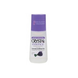 CRYSTAL ESSENCE MINERAL DEODORANT ROLL-ON LAVENDER & WHITE TEA ΑΠΟΣΜΗΤΙΚΟ ΛΕΒΑΝΤΑ & ΛΕΥΚΟ ΤΣΑΙ 66ML