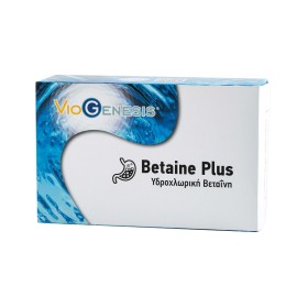 Συμπλήρωμα Διατροφή Για την Πέψη Υδροχλωρική Βεταϊνη  Betaine Plus  VioGenesis 60 caps