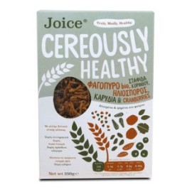 Βιολογικά Δημητριακά με Φαγόπυρο Καρύδια Σταφίδες & Κράνμπερι Cereously Organic  Joice Foods 350 gr