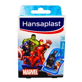 Hansaplast Επιθέματα Για Πληγές Παιδικά Για Αγόρια Ανθεκτικά στο Νερό Marvel 20 τμχ