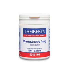 Lamberts Μαγγάνιο 4 mg Manganese 4 mg   100 tabs
