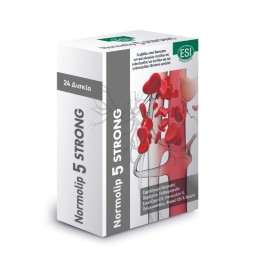 Esi Normolip 5 Strong Συμπλήρωμα Διατροφής κατα της Χοληστερίνης 24tabs