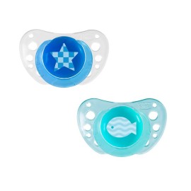 Chicco Πιπίλα Σιλικόνης  Σιέλ 6-16m  Physio Air 2 units