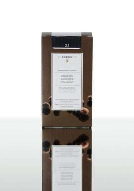 KORRES ARGAN OIL 2.1 ΜΟΝΙΜΗ ΒΑΦΗ ΜΑΥΡΟ ΜΠΛΕ 50ML