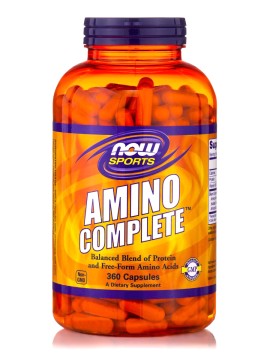 Φόρμουλα Αμινοξέων Amino Complete 750 mg Now Sports 360 caps