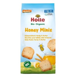 Holle Bio Honey Minis Μίνι Φρυγανιές με Μέλι και Βούτυρο 100gr