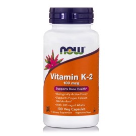 Βιταμίνη K2 100mcg Vitamin K-2 100mcg Now 100vcaps