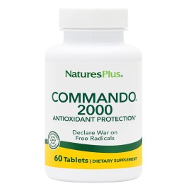 Natures Plus Ισχυρή αντιοξειδωτική Φόρμουλα  Commando 2000 60 tabs