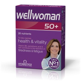 Vitabiotics Συμπλήρωμα Διατροφής για Τόνωση για Γυναίκες Άνω των 50 ετών Wellwoman 50+  30tabs