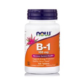 Βιταμίνη Β1 100mg Vitamin B1 Now 100 tabs