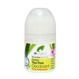 Αντιβακτηριδιακό Αποσμητικό με Βιολογικό Τεϊόδεντρο Organic Tea Tree Deodorant Dr. Organic 50ml