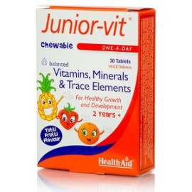 Συμπλήρωμα Διατροφής Για Παιδιά Junior Vit™ Health Aid Tabs 30 Τμχ