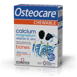Vitabiotics Συμπλήρωμα Διατροφής για Υγεία Οστών Μασώμενα Δισκία Osteocare Chewable 30 tabs