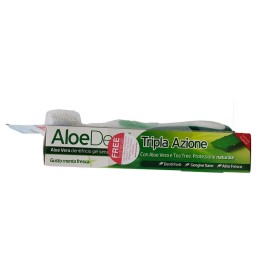 Οδοντόκρεμα από Aλόη+ ΔΩΡΟ Οδοντόβουρτσα Triple Action Toothpaste Aloe Dent Optima 100ml