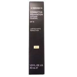 Διορθωτικό Make-up ACF1 SPF15 με Ενεργό Άνθρακα Για την Κάλυψη των Ατελειών & Ματ Αποτέλεσμα Corrective Foundation ACF1 SPF15  Korres 30 ml