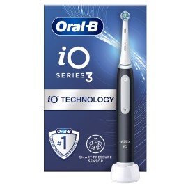 Oral-B iO Series 3 Black Hλεκτρική Οδοντόβουρτσα σε Μαύρο Χρώμα