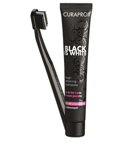 Curaden Curaprox Black Is White Οδοντόβουρτσα & Οδοντόκρεμα 90ml