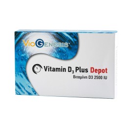 Βιταμίνη D3 2500 IU Plus Depot Viogenesis 90 tabs