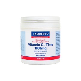 Lamberts Βιταμίνη C 1000 mg Αργής Αποδέσμευσης  Vitamin C 1000mg Time Release 180tabs