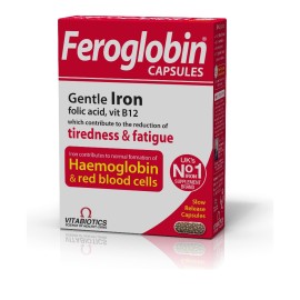 Vitabiotics Συμπλήρωμα Σιδήρου Βραδείας Αποδέσμευσης Feroglobin Slow Release  30 caps