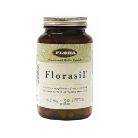 Συμπλήρωμα Διατροφής για Νύχια Μαλλιά & Επιδερμίδα Florasil 4.7mg Flora Udos Choice 90caps
