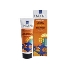 Intermed Unident Kids Toothpaste 1000ppm Οδοντόκρεμα με Γεύση Τσιχλόφουσκα για 2+ Ετών 50ml